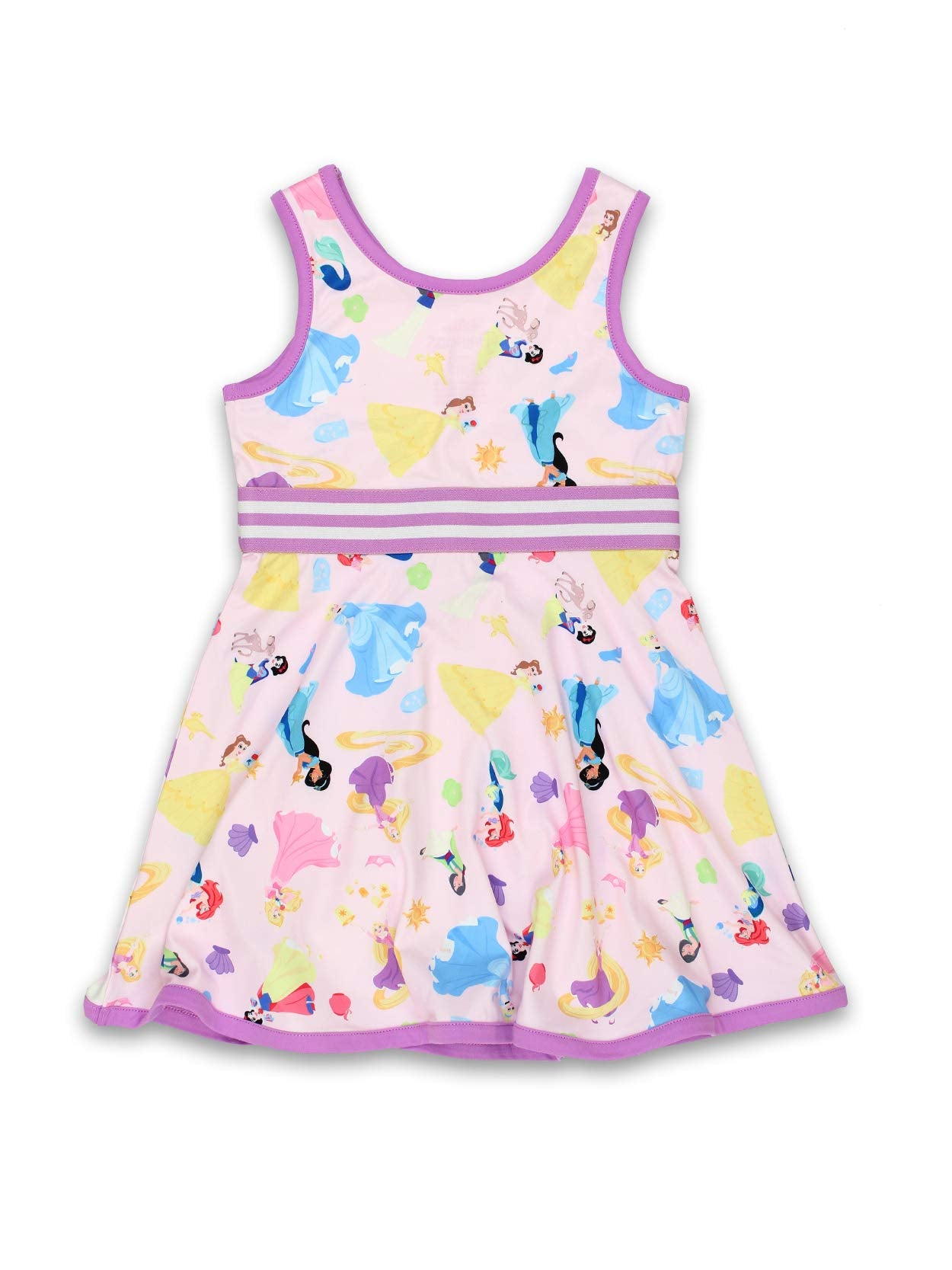 "Sponsored" Brand: Disney Color: Pink/Purple Details: DescriptionGet your little darling ready for any day in this super cute toddler girl's Disney Princess fit and flare dress! This adorable dress includes a buttery soft polyester fabric, a stretchy elas