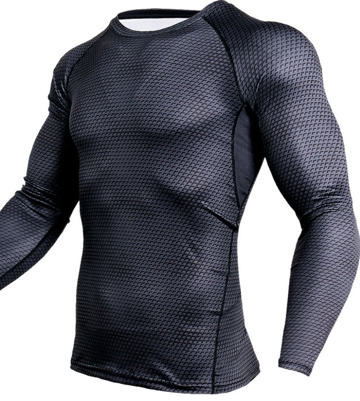 Overview: MAXIMUM COMPRESSION: Our men's long sleeve compression shirt provides superior compression to shoulder, chest, back, & abs for optimal athletic performance. The shirt is lightweight, comfortable, and supportive. 4-WAY STRETCH MATERIAL: The men's