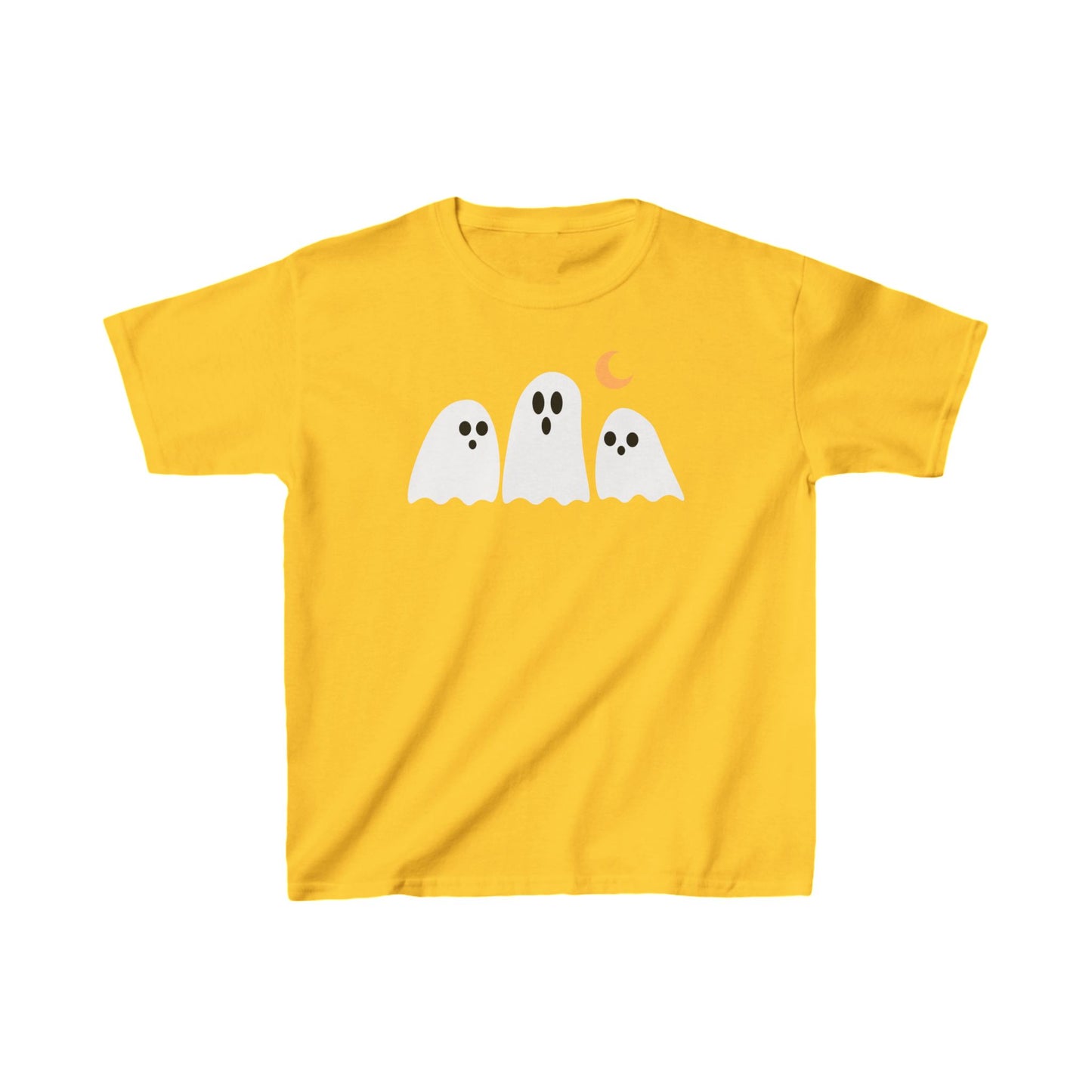 This vintage-inspired Ghost Kids Tee, made from soft, midweight US cotton, offers a sophisticated and timeless style suitable for everyday wear. Its crew neckline and pearlized tear-away labels add to its luxurious feel, while its ethical and sustainable