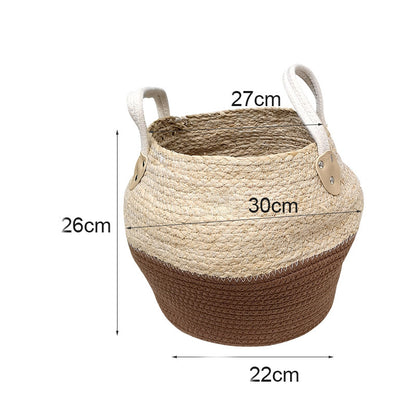 Straw storage baskets