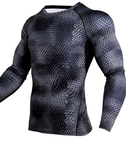 Overview: MAXIMUM COMPRESSION: Our men's long sleeve compression shirt provides superior compression to shoulder, chest, back, & abs for optimal athletic performance. The shirt is lightweight, comfortable, and supportive. 4-WAY STRETCH MATERIAL: The men's