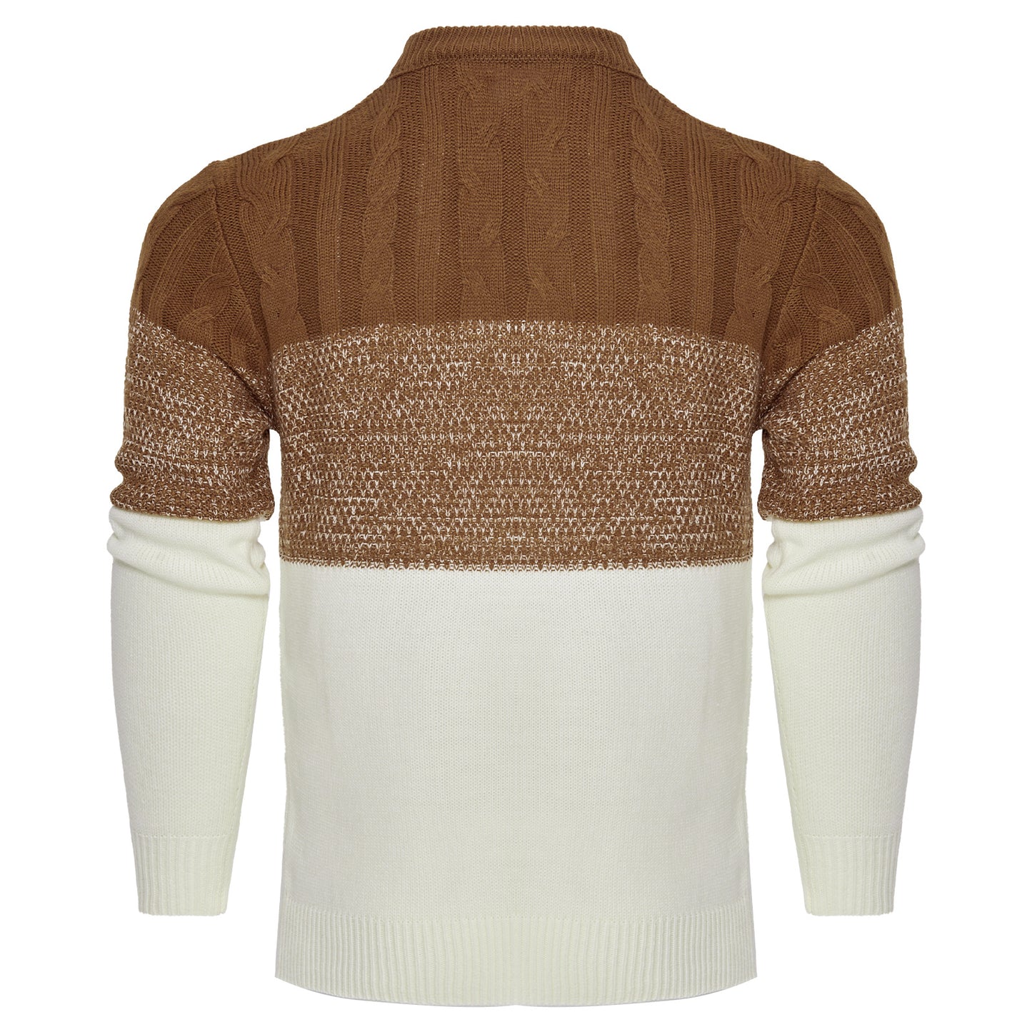 Indulge in luxury with our Men's Casual Color Block Long Sleeve Cable Knit Pullover Sweater, made from 100% Acrylic fabric for a hint of sophistication. This premium piece features a crew neck and a pull-on closure, with a delicate cable weave that adds t