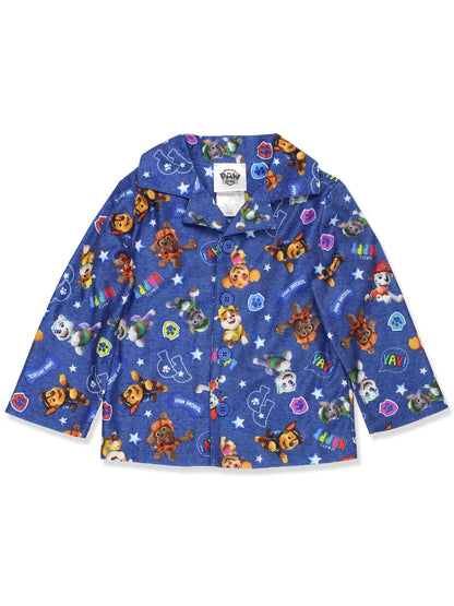 Conjunto de pijama estilo abrigo de franela para niños pequeños de Paw Patrol