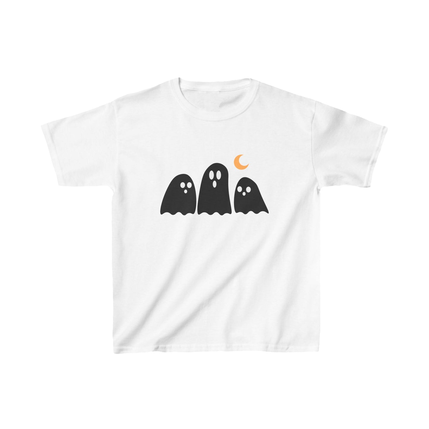 Ghost Kids Tee - Heavy Cotton Halloween Shirt