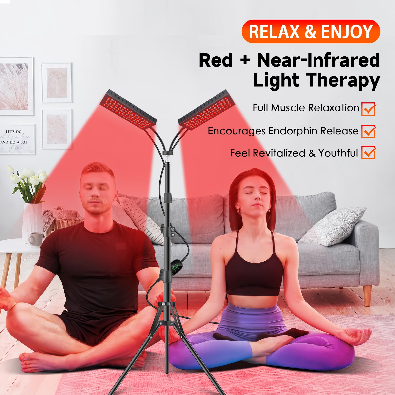 "Sponsored" Brand: Astarexin Color: Black Features: 【Powerful Home Use Red Light Therapy Device】 -150PCS, 5 Levels Power Choice, total 55W Powerful red light lamp. Red therapy light shoots like lightning straight into our tissues and cells which doubles t