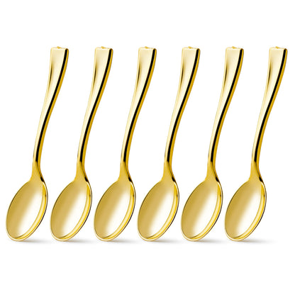 Posh Setting - Plastic Mini Appetizer=Dessert Spoons, 80 pc