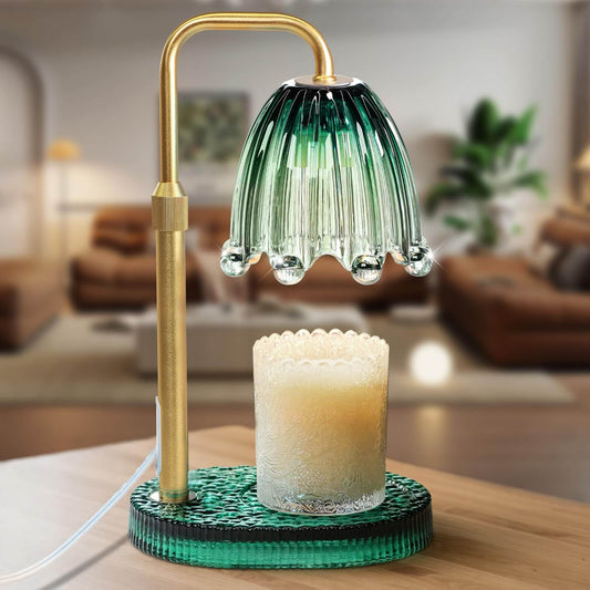 Maromamix Candle Warmer Lamp with Timer - Electric Wax Melt Warmer with Adjustable Height and Dimmer for Scented Candle Wax.