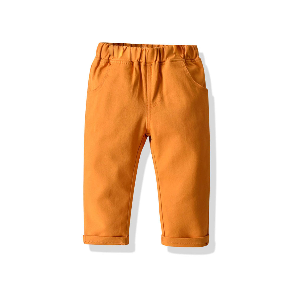 Get your little dude ready for back to school or parties with these versatile casual trousers - perfect for any occasion, whether he's studying hard or just hanging out with his friends (or eating all the snacks)! Size Information: Size: 80cm, 90cm, 100cm