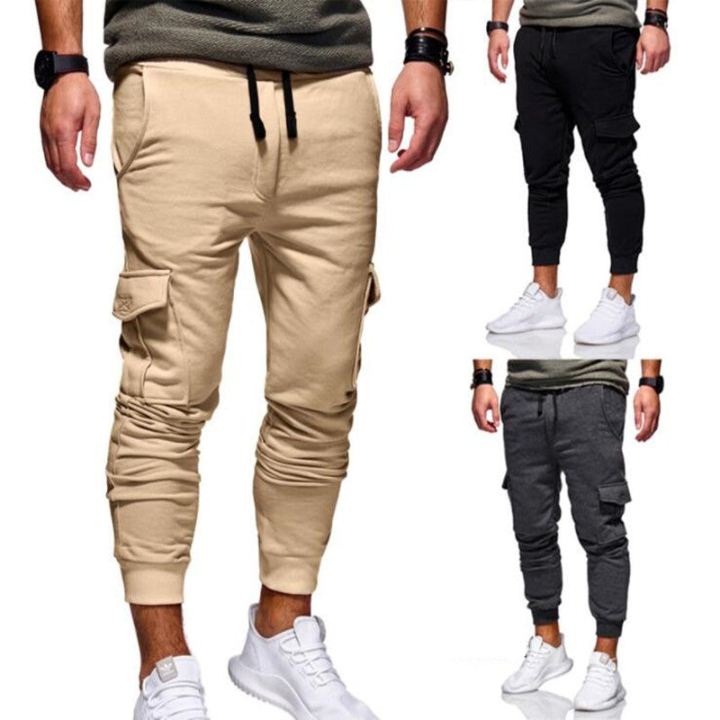 Men's trendy jogger trousers made from stretchy lycra polyester fabric are perfect for casual outings like lunch dates, movie nights, cruises, and even back-to-school activities. Size: M, L, XL, 2XL --, 3XL --, 4XL