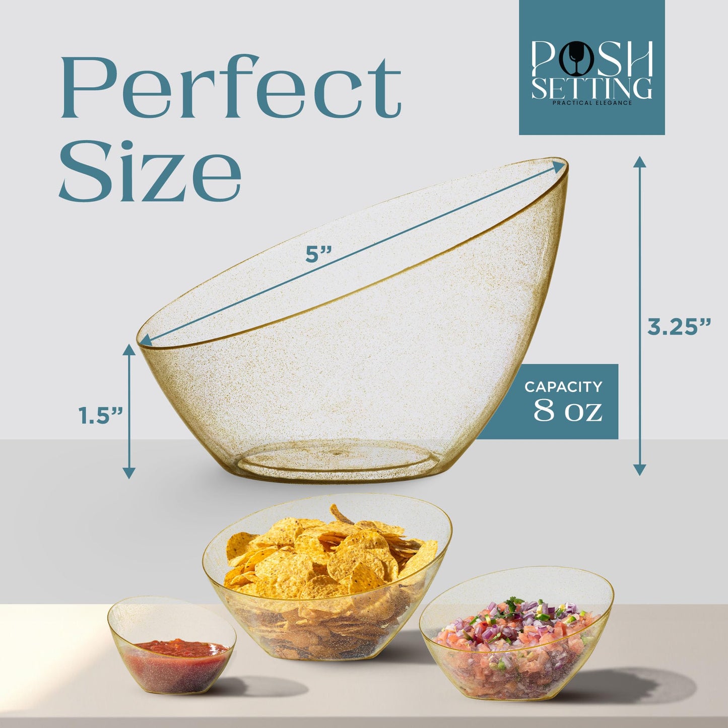 "Sponsored" Brand: Posh Setting SOLVE YOUR SERVING PROBLEMS WITH OUR SET OF 5 PLASTIC BOWLS: Tired of flimsy disposable serving bowls that break and disappoint? Say goodbye to the hassle with our set of 5 sturdy, premium plastic serving bowls. Our party s