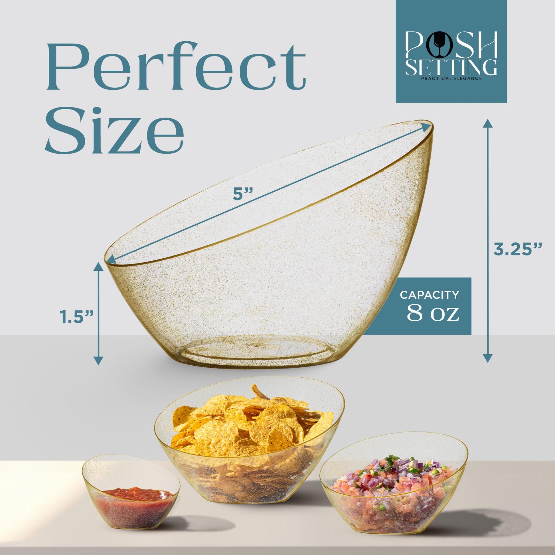 "Sponsored" Brand: Posh Setting SOLVE YOUR SERVING PROBLEMS WITH OUR SET OF 5 PLASTIC BOWLS: Tired of flimsy disposable serving bowls that break and disappoint? Say goodbye to the hassle with our set of 5 sturdy, premium plastic serving bowls. Our party s