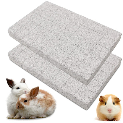 VOCLS 2PC rabbit scratching pad bunny scratch board Paws Lava Pumice