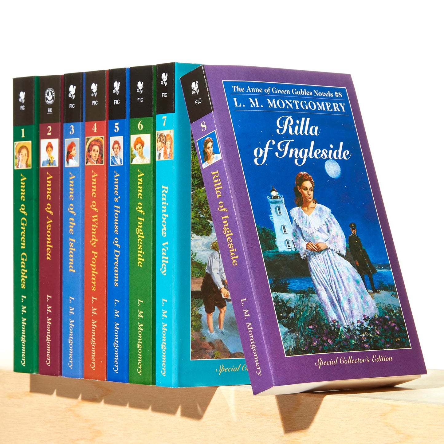 Anne of Green Gables Box Set by L.M. Montgomery. Complete classic series, perfect for ages 9+. 2088 pages, reissue edition. A timeless gift for book lovers!