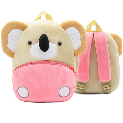 Be ready to grin with this cutie-pie, little one's debut backpack, featuring the most beloved animal cartoon visages. The shoulder straps are nice and broad, leaving plenty of space for storybooks, a lunch box, and whatever toys your kid can't leave home