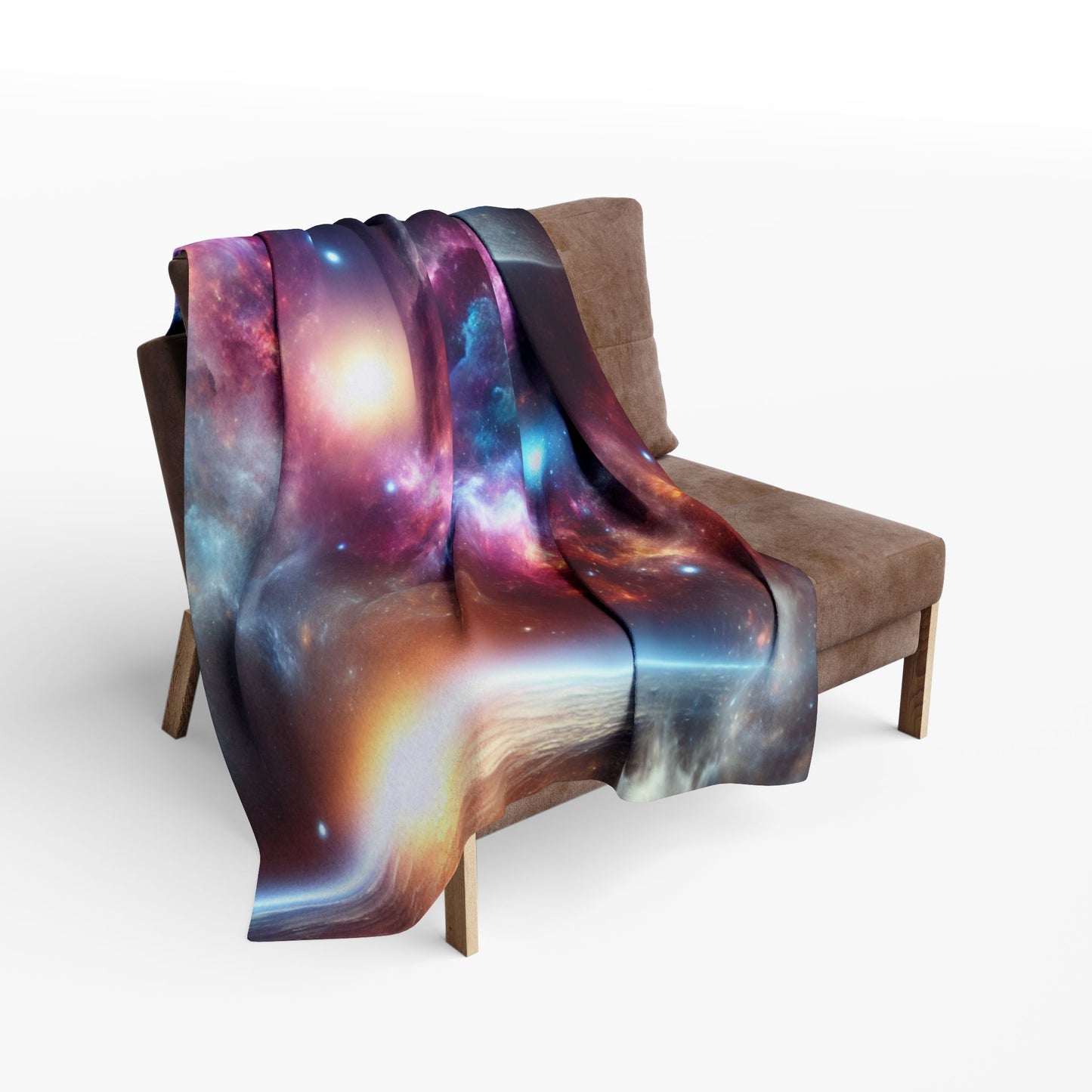 This Vast Galaxy Arctic Fleece Blanket exudes a cosmic and dreamy vibe, perfect for stargazers and space enthusiasts. It offers warmth and comfort, making it ideal for cozy nights at home or outdoor adventures. This blanket is relevant for occasions like