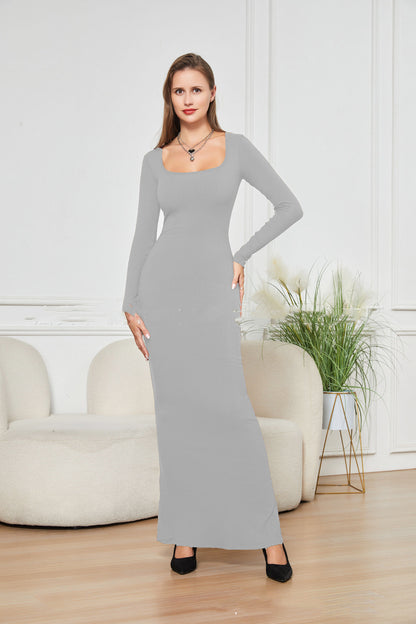 Women's Beautiful Long Sleeve Dress with Shape Support