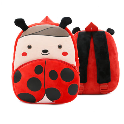 Be ready to grin with this cutie-pie, little one's debut backpack, featuring the most beloved animal cartoon visages. The shoulder straps are nice and broad, leaving plenty of space for storybooks, a lunch box, and whatever toys your kid can't leave home