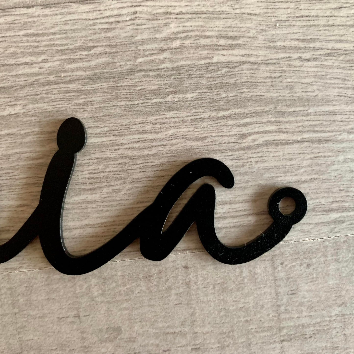 Personalized Laser Cut Names - Script Metal Sign - Baby Name Sign