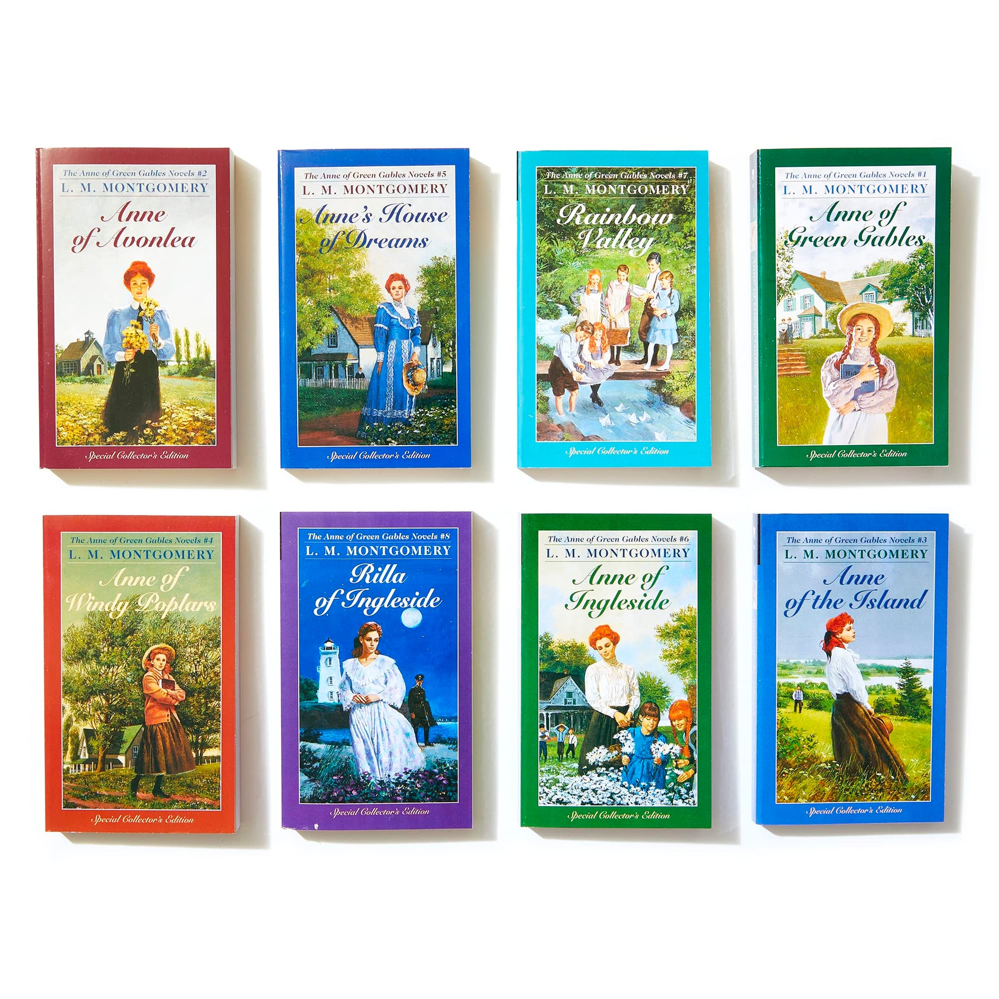 Anne of Green Gables Box Set by L.M. Montgomery. Complete classic series, perfect for ages 9+. 2088 pages, reissue edition. A timeless gift for book lovers!