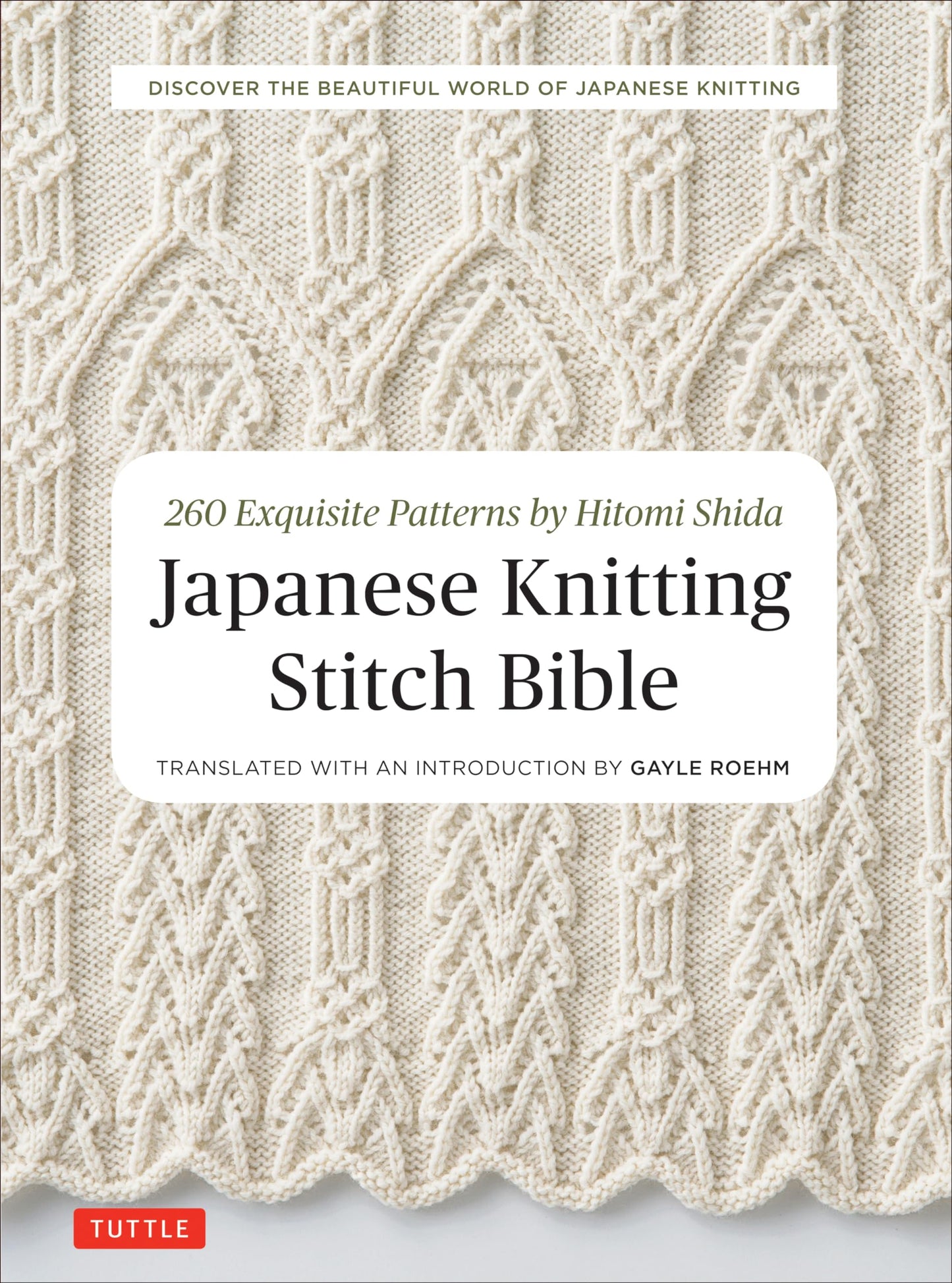 "Commission eligible" Author: Shida, Hitomi Brand: Tuttle Publishing Features: Explore a new world of knitting with exquisitely detailed stitch patterns and techniques from Japan Binding: Paperback Number Of Pages: 160 Release Date: 10-10-2017 Part Number