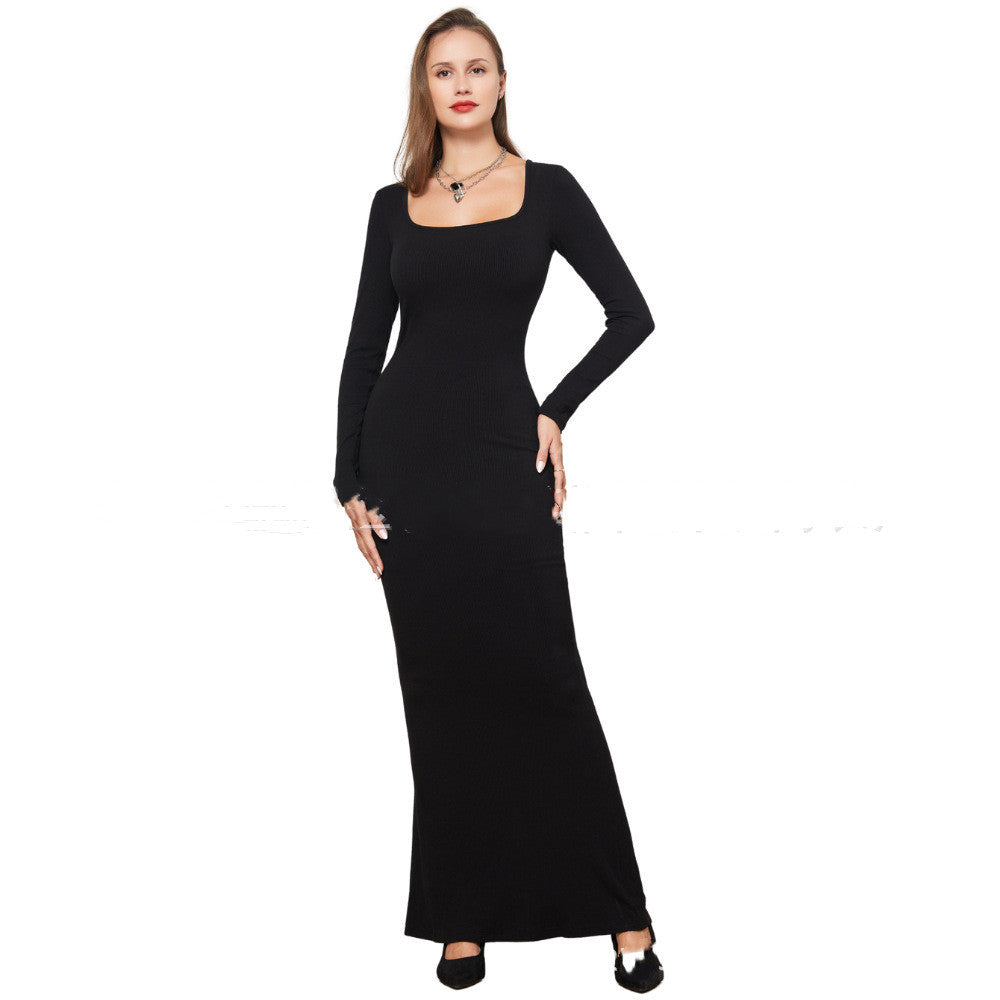 Women's Beautiful Long Sleeve Dress with Shape Support