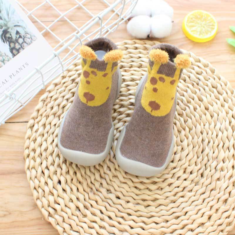 Product advantages： 1. Every detail is carefully considered in these toddler shoes and socks, providing unmatched comfort and support. 2. With non-slip shock absorption and TPE material wrapping, these socks ensure the safety and protection of your baby's