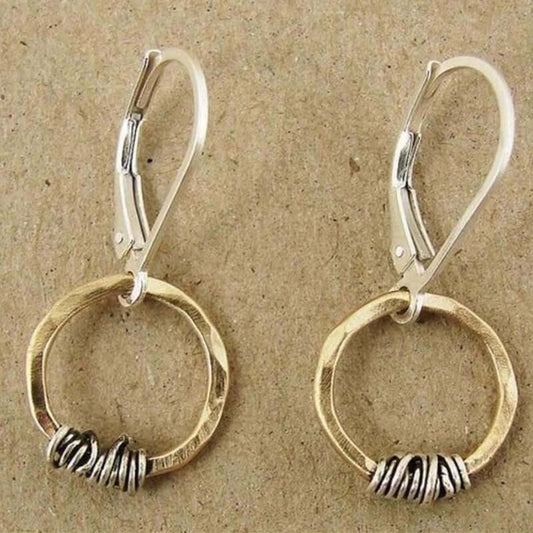 Golden Hoop Vintage Earrings