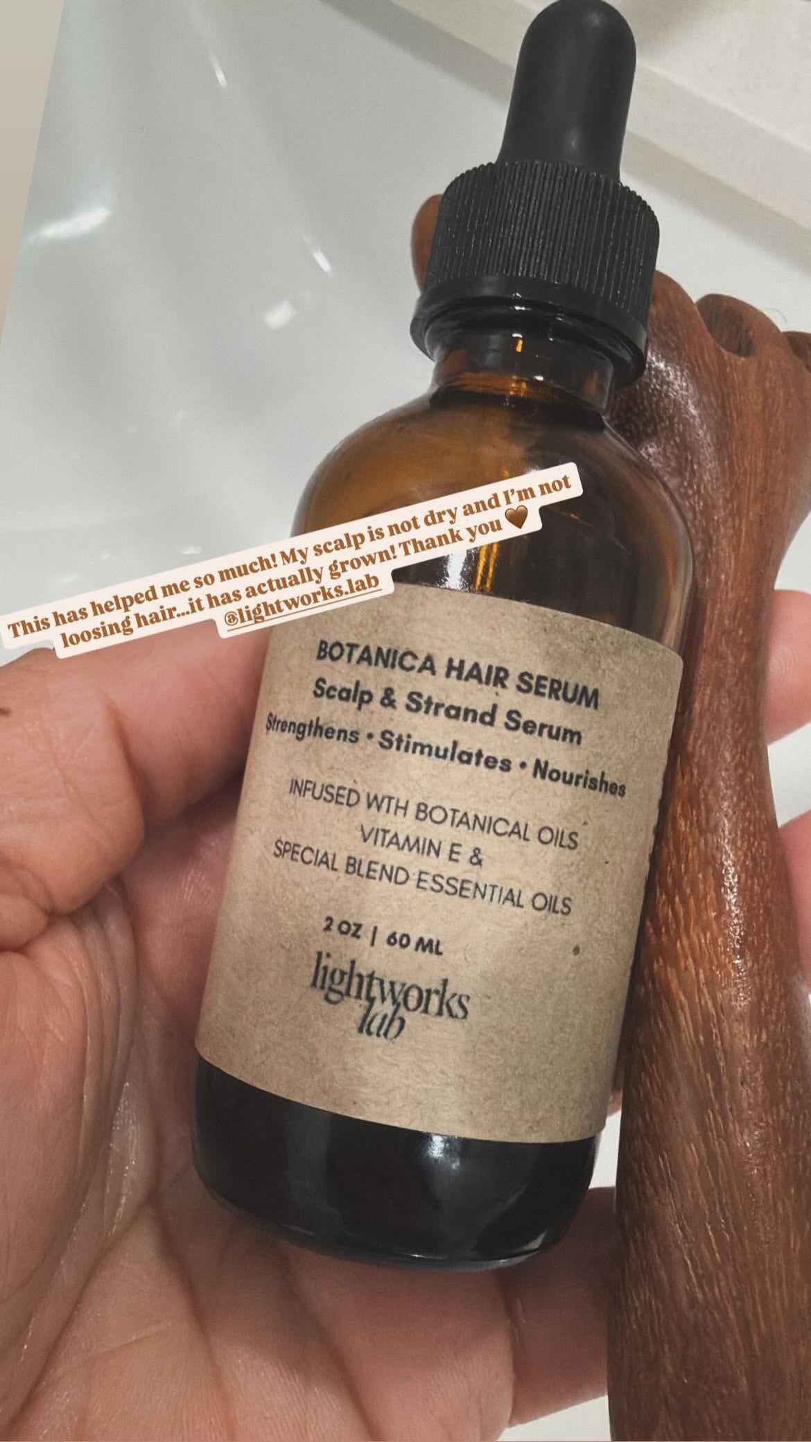 Suero para cabello y cuero cabelludo Botanica