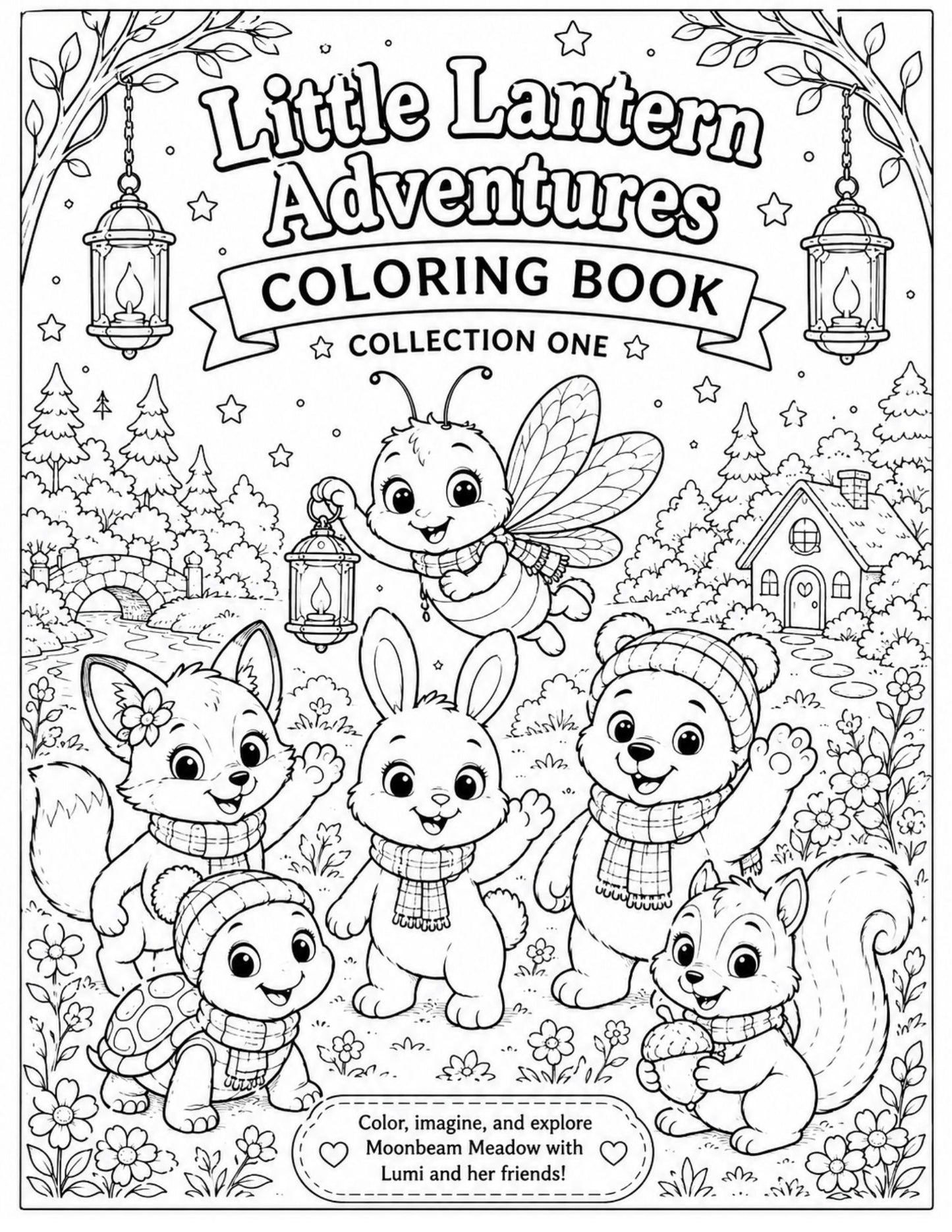 Moonbeam Meadow Coloring Book