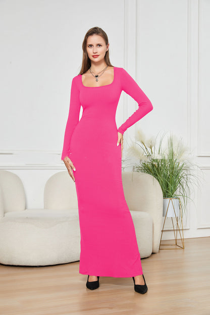 Women's Beautiful Long Sleeve Dress with Shape Support