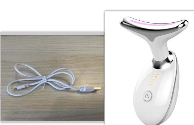 Product information: Revitalize your skin with the EMS Thermal Neck Lifting and Tighten Massager. Using the power of positive and negative ions, this device deeply cleans your pores and allows beauty ingredients to penetrate deep into your muscles. With a