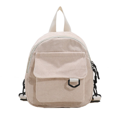 As a passionate believer in our product's value, I highly recommend this backpack for any occasion, whether it be for back to school or everyday use. The cute corduroy design adds a touch of quirkiness to your style, making you stand out with enthusiasm a