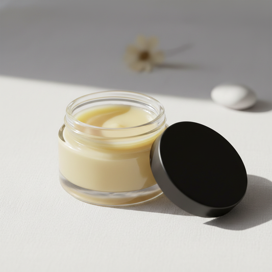 Baby Balm Product Shot - Clear Jar