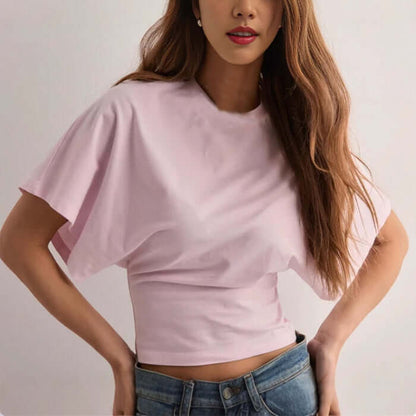 Discover our one-of-a-kind Women's Summer Batwing T-shirt, crafted from high-quality materials. Ideal for teenagers and young adults, in a chic-stunning design