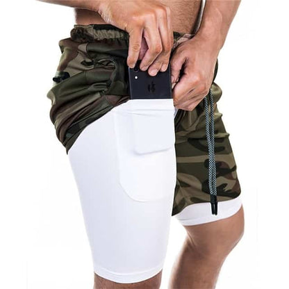 Quick Drying Compression Shorts with pocket