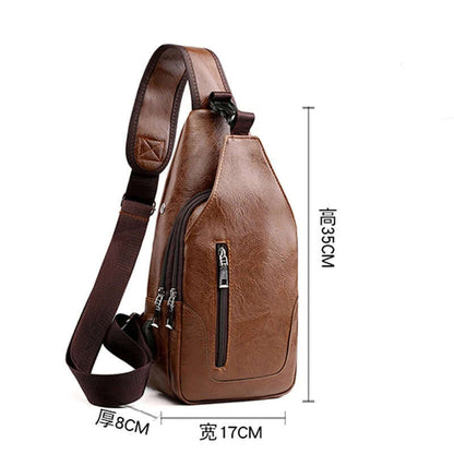 Luxury Men's Vintage Crossbody Bag