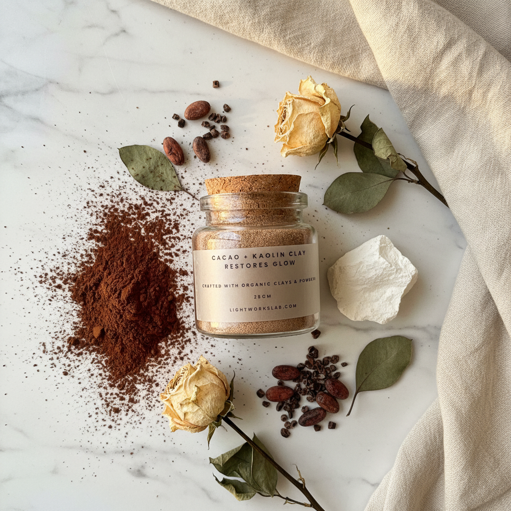Cacao + Kaolin Clay - Restores Glow
