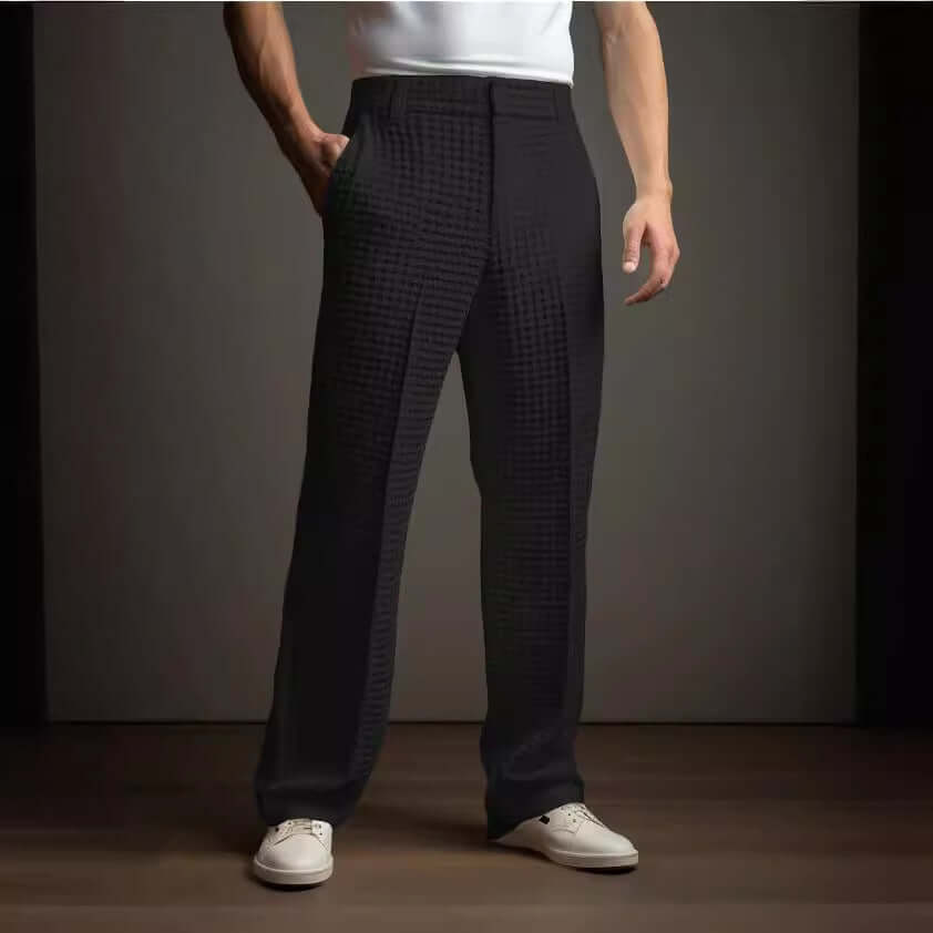 Men's Waffle Business Casual Pants