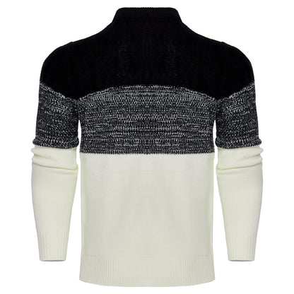 Indulge in luxury with our Men's Casual Color Block Long Sleeve Cable Knit Pullover Sweater, made from 100% Acrylic fabric for a hint of sophistication. This premium piece features a crew neck and a pull-on closure, with a delicate cable weave that adds t