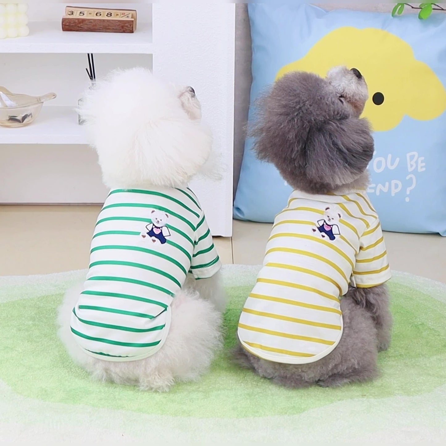 Striped Pet Dog Shirt