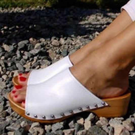 Women's Peep Toe Clogs