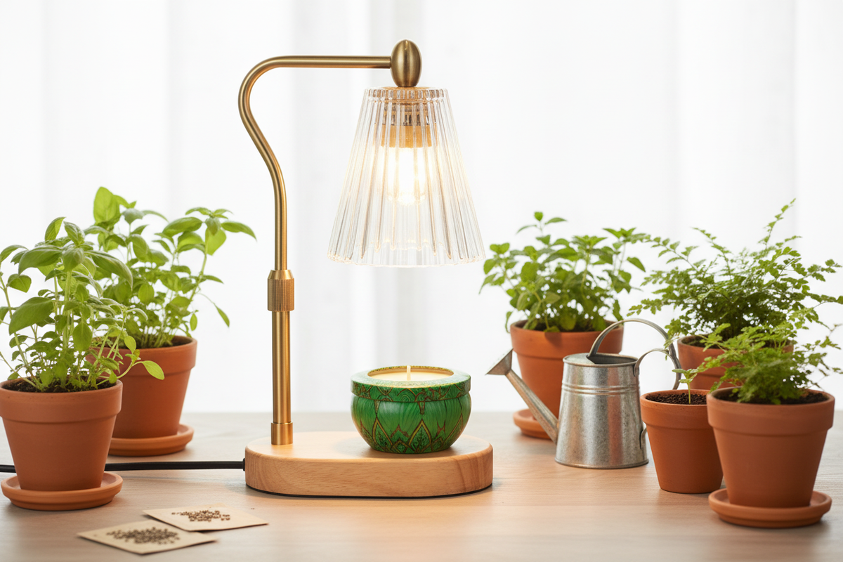 Growth Candle - Green Tin on Your Warmer Lamp