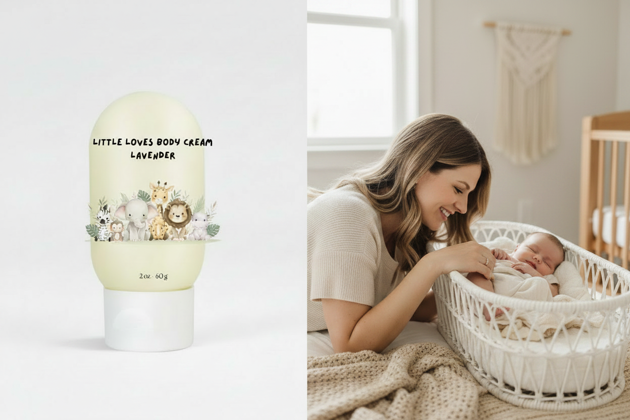 Little Loves Body Cream Lavender 2oz redone