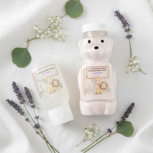 Little Loves Lavender Bundle Flat Lay