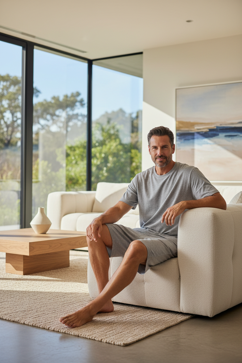Men's Modal Lounge Set Lifestyle