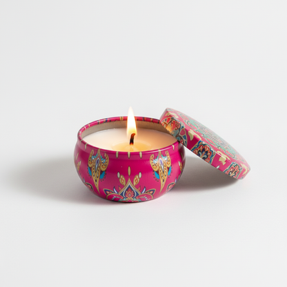 Pink Love Candle Lit